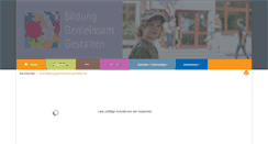 Desktop Screenshot of bildung-gemeinsam-gestalten.de