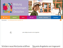 Tablet Screenshot of bildung-gemeinsam-gestalten.de